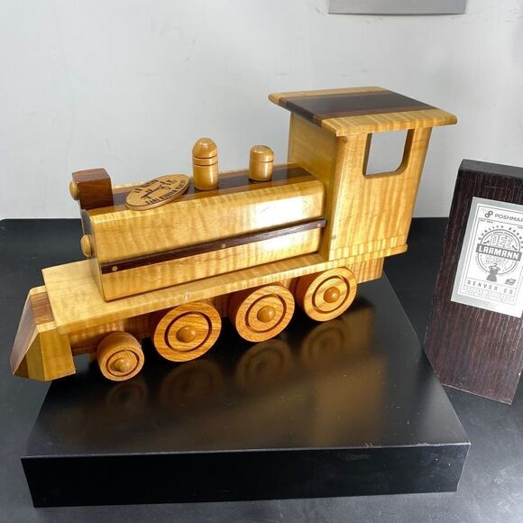 TOY TRAIN LOCOMOTIVE-by BATAVIA WOODEN TOYS - Picture 5 of 15